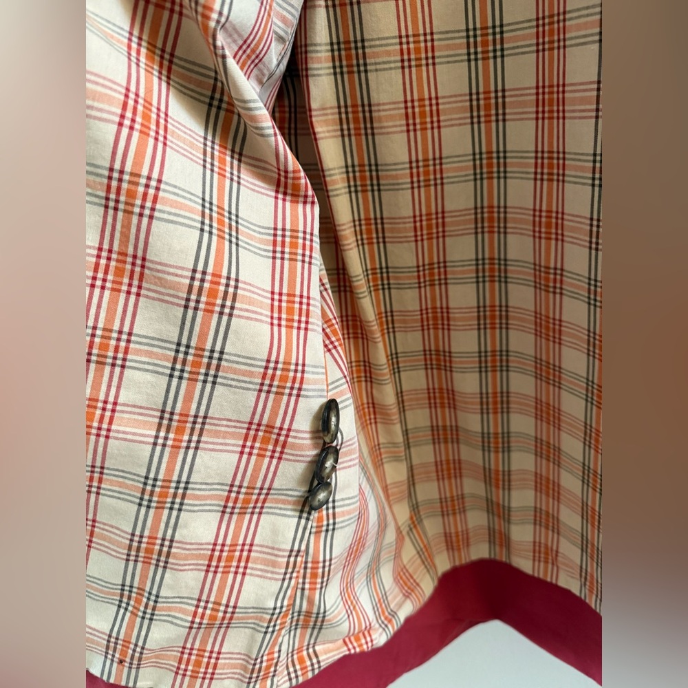 L.L.Bean Red/Brown Corduroy, Sz Large - Vintage Field Barn Jacket, Chore Coat - Picture 6 of 14